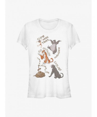 Disney The Jungle Book Seek Adventure Girls T-Shirt $7.57 T-Shirts