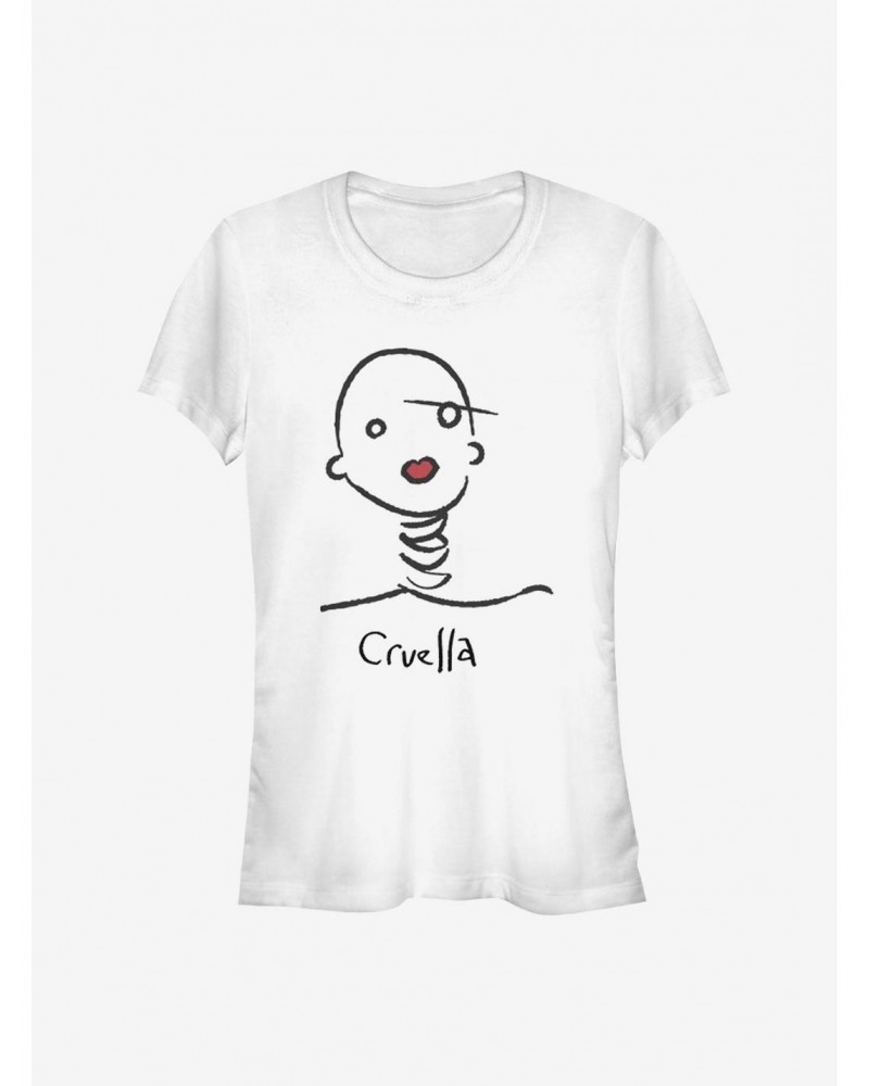 Disney Cruella Doodle Girls T-Shirt $11.70 T-Shirts