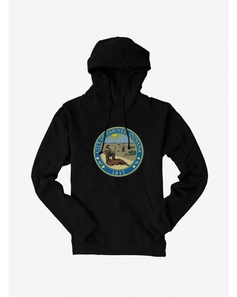 Parks And Recreation Pawnee Indiana Seal Hoodie $10.06 Hoodies