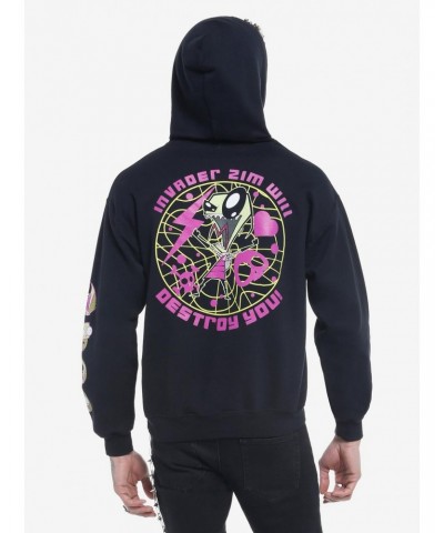 Invader Zim Destroy You Hoodie $9.88 Hoodies