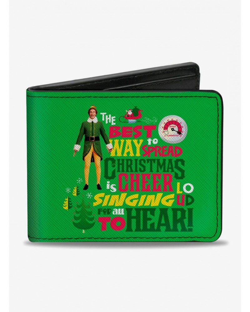 Elf Buddy Quote Bifold Wallet $7.94 Wallets