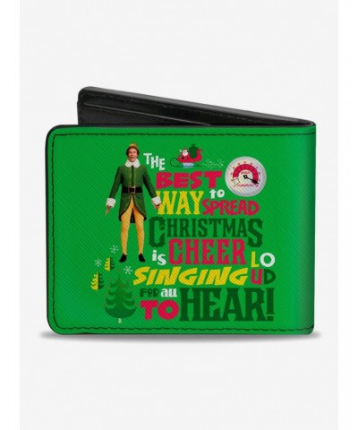 Elf Buddy Quote Bifold Wallet $7.94 Wallets