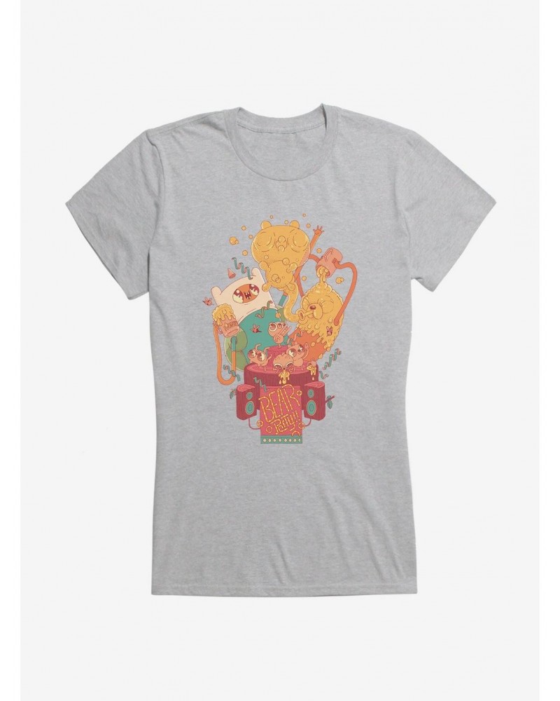 Adventure Time Bear Party Honey Girls T-Shirt $7.77 T-Shirts