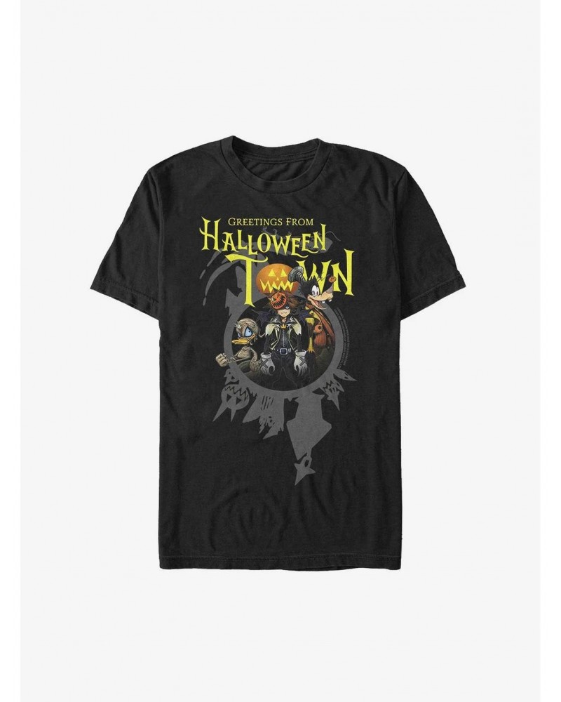 Disney Kingdom Hearts Greetings From Halloween Town Extra Soft T-Shirt $9.33 T-Shirts