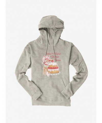 Strawberry Shortcake Bake The World A Better Place Hoodie $13.65 Hoodies