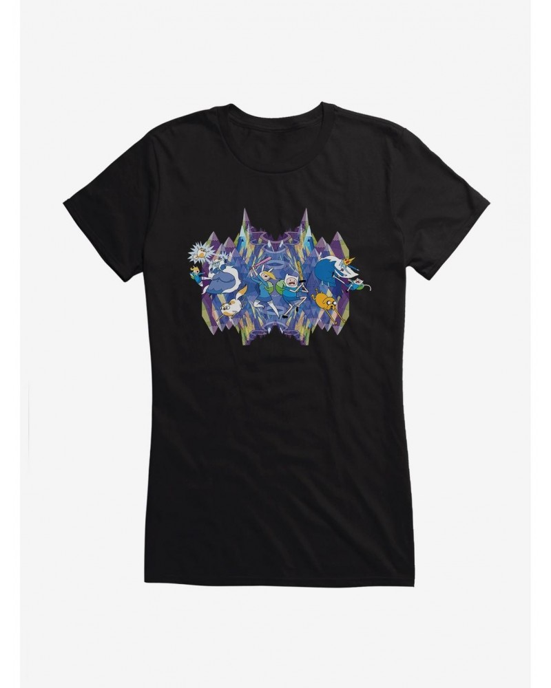 Adventure Time Parallel Mountains Girls T-Shirt $8.37 T-Shirts