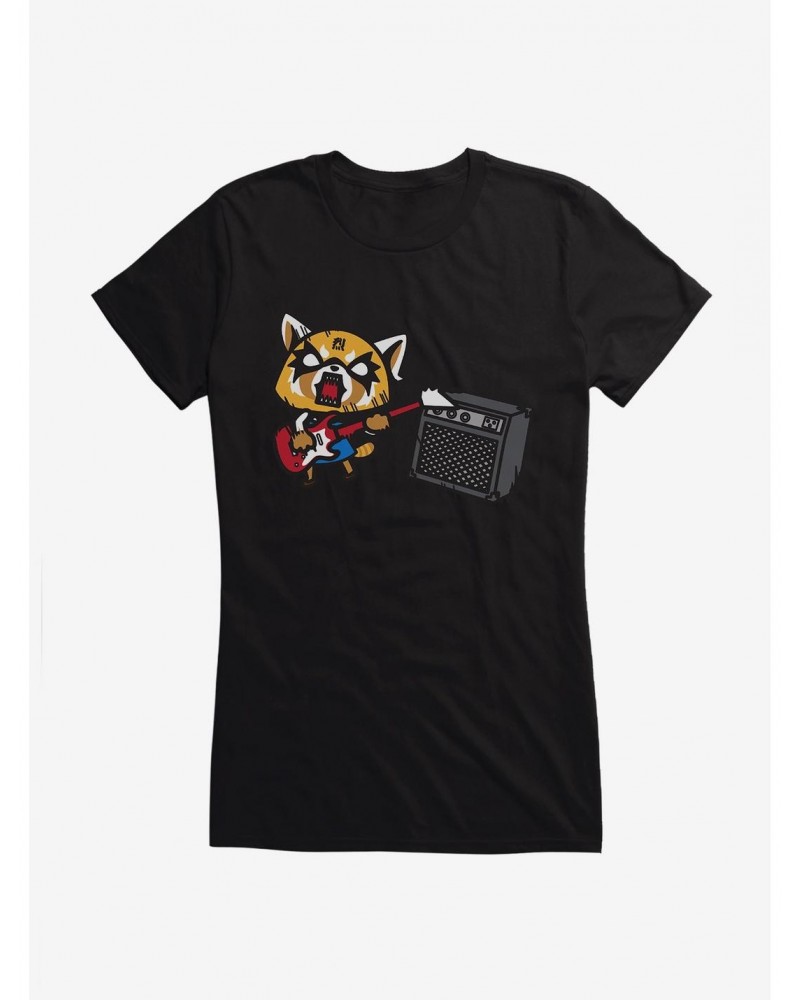 Aggretsuko Metal Shredding Girls T-Shirt $6.97 T-Shirts