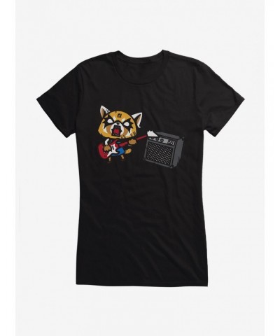 Aggretsuko Metal Shredding Girls T-Shirt $6.97 T-Shirts