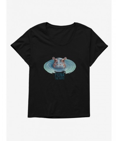 Fiona the Hippo Underwater Girls T-Shirt Plus Size $11.00 T-Shirts