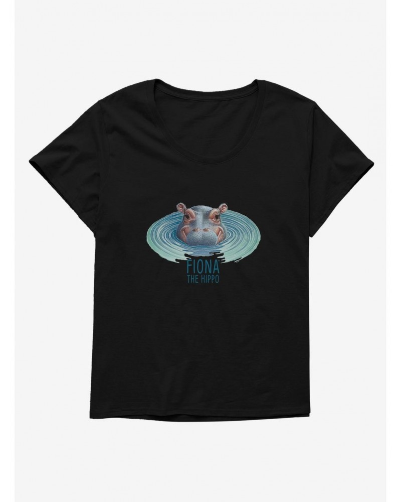 Fiona the Hippo Underwater Girls T-Shirt Plus Size $11.00 T-Shirts