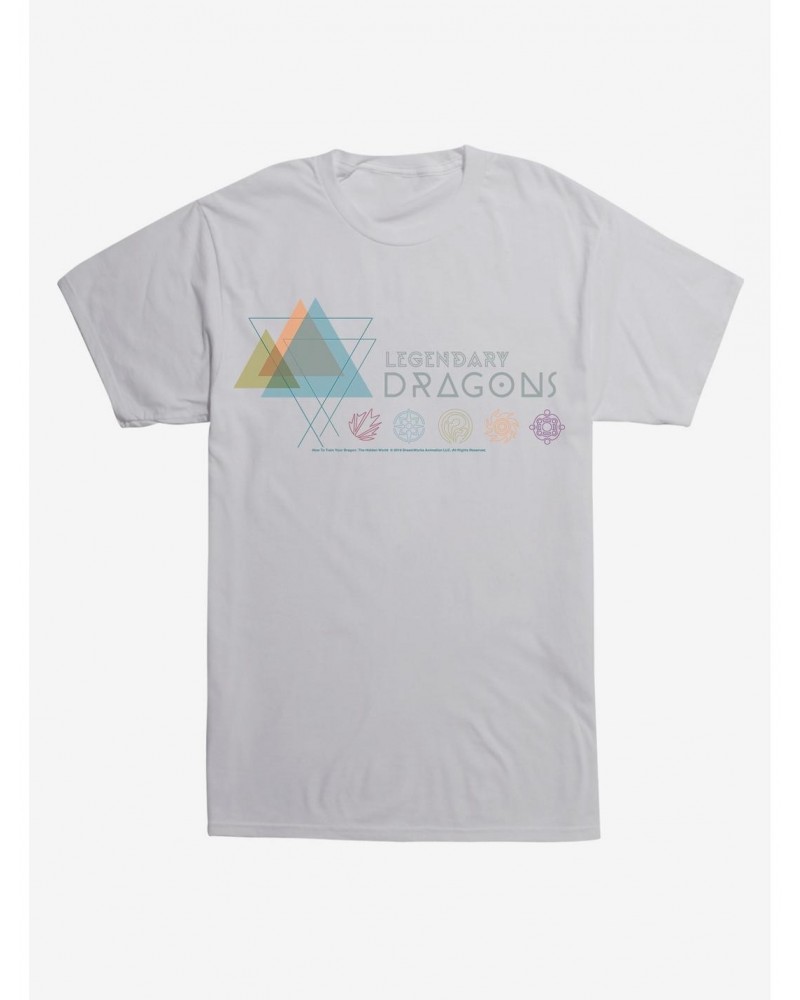 How To Train Your Dragon Legendary Dragons T-Shirt $8.22 T-Shirts