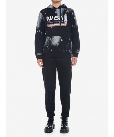 NASA Logo Splatter Hoodie $5.09 Hoodies