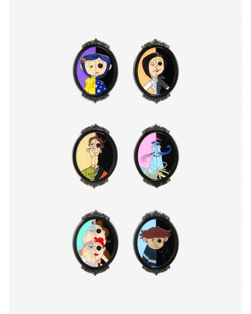 Loungefly Coraline Both Worlds Blind Box Enamel Pin $3.56 Pins