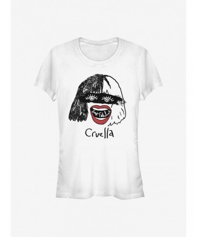 Disney Cruella Look Fabulous Girls T-Shirt $9.46 T-Shirts