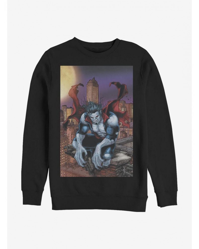 Marvel Morbius Cover Of The Vampire Crew Sweatshirt $14.46 Sweatshirts