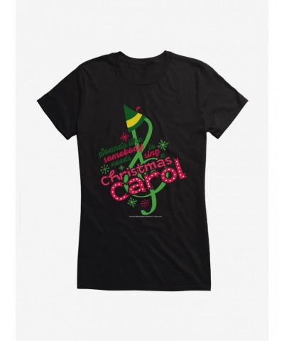 Elf Christmas Carol Girls T-Shirt $9.96 T-Shirts