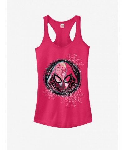 Marvel Spider-Man Into The Spider-Verse Blonde Gwen Girls Tank $6.18 Tanks