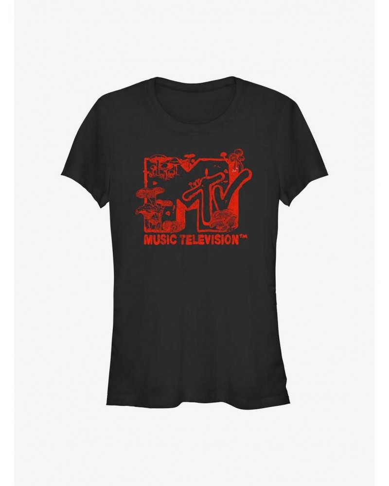 MTV Fungi Logo Girls T-Shirt $6.37 T-Shirts