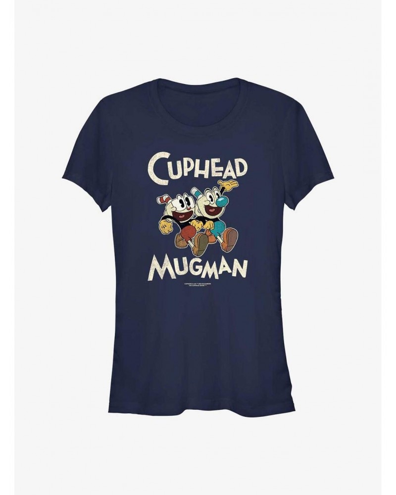 The Cuphead Show! Buddies Girl's T-Shirt $10.46 T-Shirts