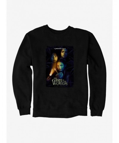 Peacock TV Girl In The Woods Series Poster Sweatshirt $11.81 Sweatshirts