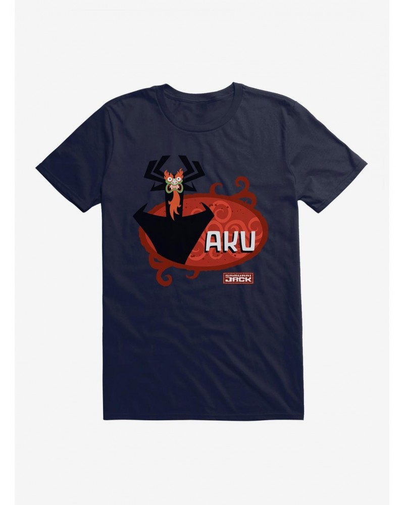 Samurai Jack Aku Red Flames T-Shirt $7.07 T-Shirts