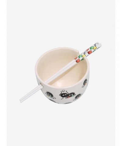 Studio Ghibli Spirited Away Soot Sprites Ramen Bowl & Chopsticks $6.62 Chopsticks