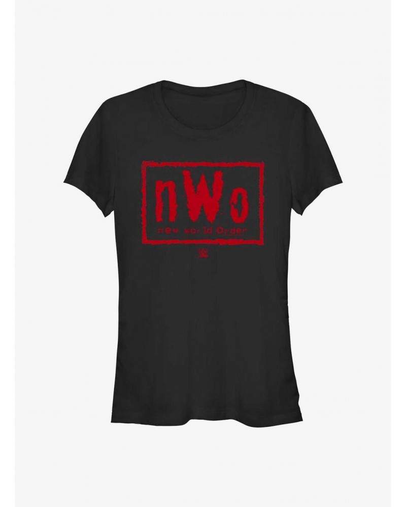 WWE nWo New World Order Logo Girls T-Shirt $7.97 T-Shirts