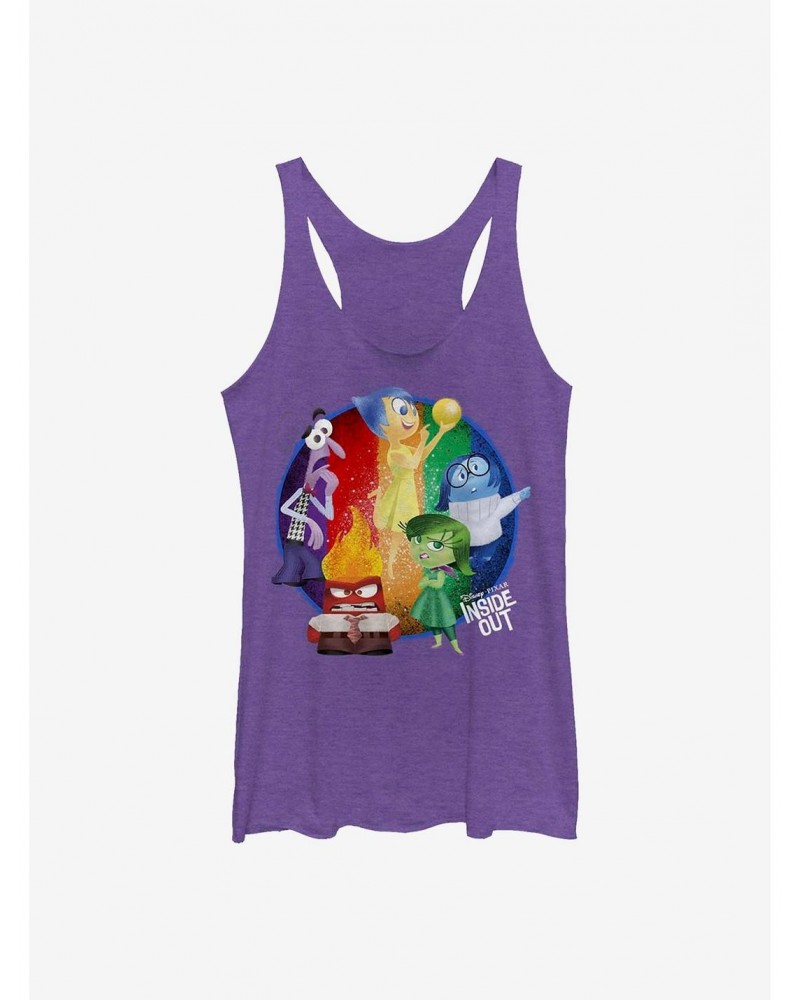 Disney Pixar Inside Out Circle Of Friends Girls Tank $8.08 Tanks