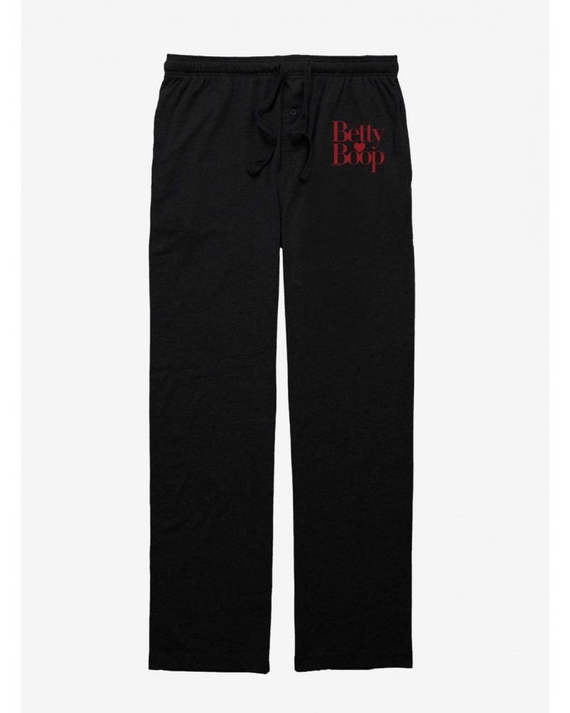 Betty Boop Heart Logo Pajama Pants $9.56 Pants