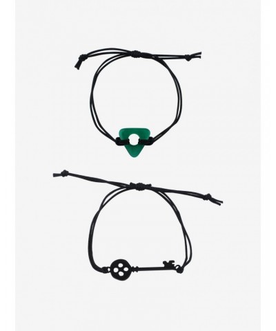 Coraline Key & Seeing Stone Best Friend Cord Bracelet Set $3.03 Bracelet Set