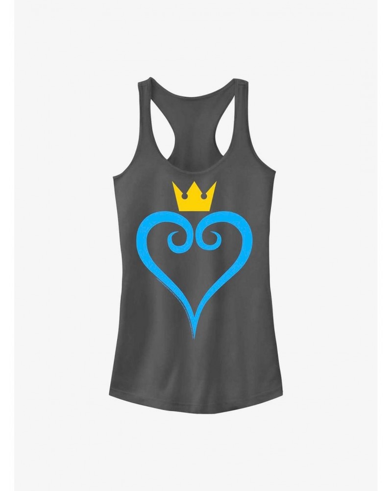 Disney Kingdom Hearts Heart And Crown Girls Tank $6.57 Tanks