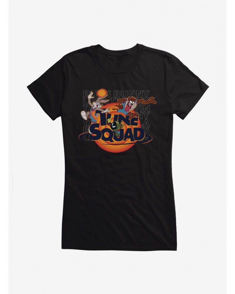 Space Jam: A New Legacy Bugs Bunny, Marvin The Martian, And Taz Tune Squad Girls T-Shirt $6.18 T-Shirts