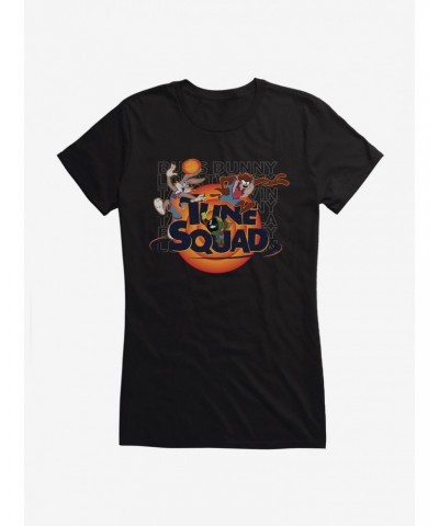 Space Jam: A New Legacy Bugs Bunny, Marvin The Martian, And Taz Tune Squad Girls T-Shirt $6.18 T-Shirts