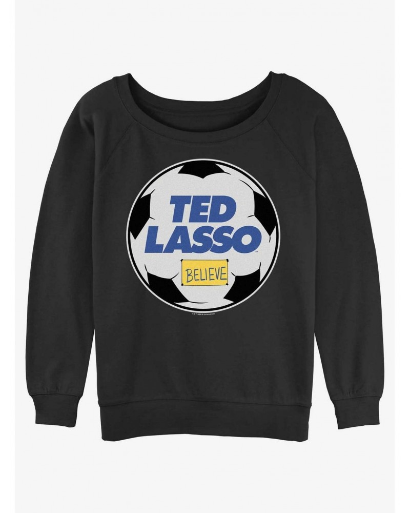 Ted Lasso Goofball Girls Slouchy Sweatshirt $13.58 Sweatshirts