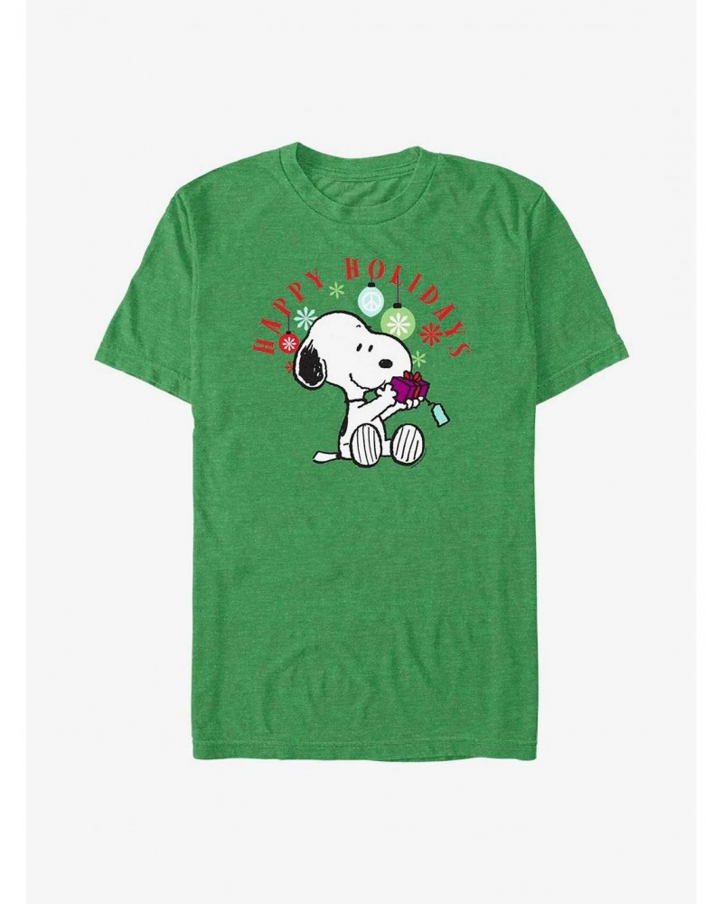 Peanuts Snoopy Happy Holidays T-Shirt $7.03 T-Shirts