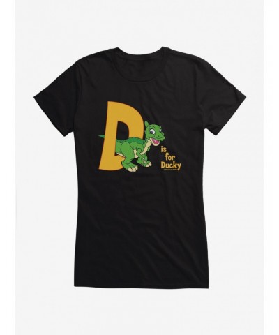 The Land Before Time D Is For Ducky Girls T-Shirt $8.96 T-Shirts