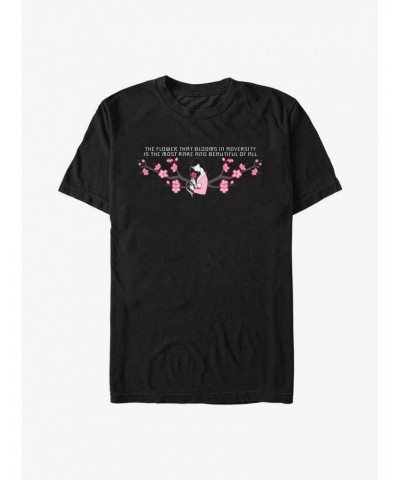 Disney Mulan Rare and Beautiful Flower T-Shirt $6.12 T-Shirts