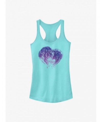 Avatar: The Way of Water Jake and Neytiri Face Heart Girls Tank $8.37 Tanks