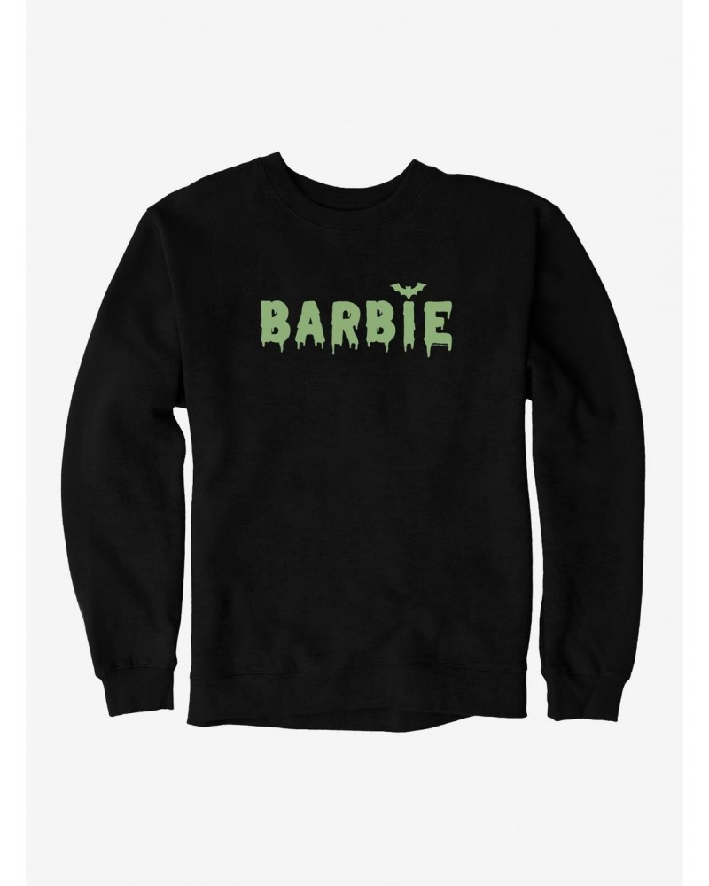 Barbie Haloween Drip Bat Logo Sweatshirt $14.17 Sweatshirts