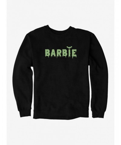 Barbie Haloween Drip Bat Logo Sweatshirt $14.17 Sweatshirts