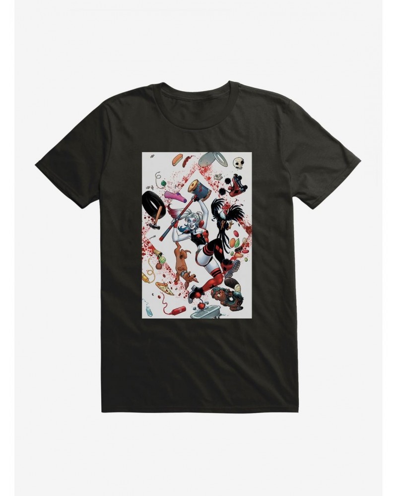 DC Comics Batman Harley Quinn And Her Favorite Things T-Shirt $9.37 T-Shirts