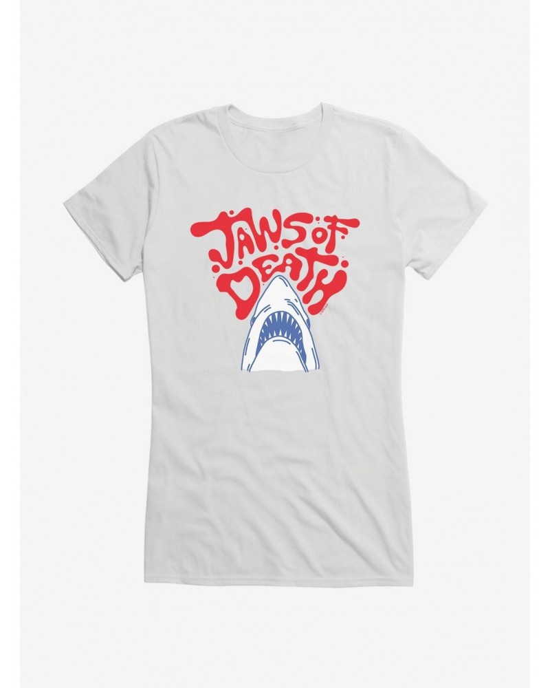 Jaws The Jaws Of Death Girls T-Shirt $8.76 T-Shirts