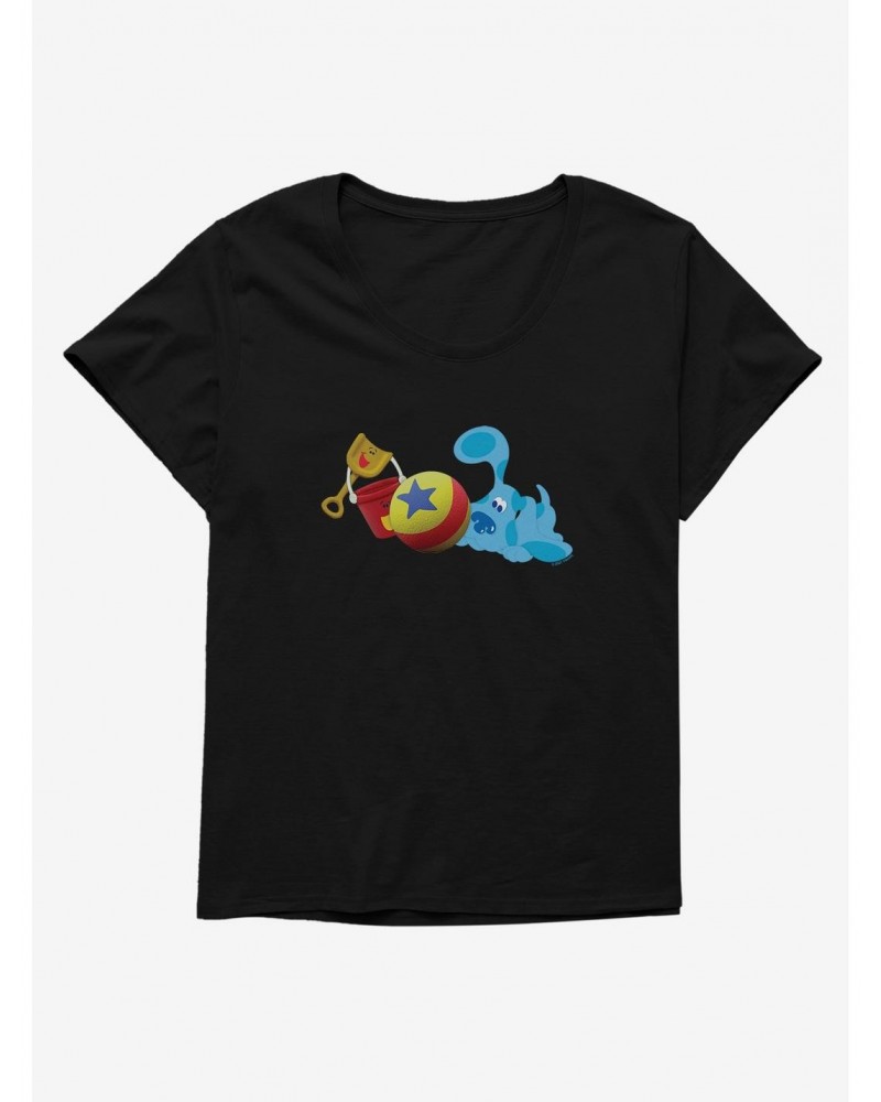 Blue's Clues Shovel And Pail Playtime Girls T-Shirt Plus Size $10.40 T-Shirts