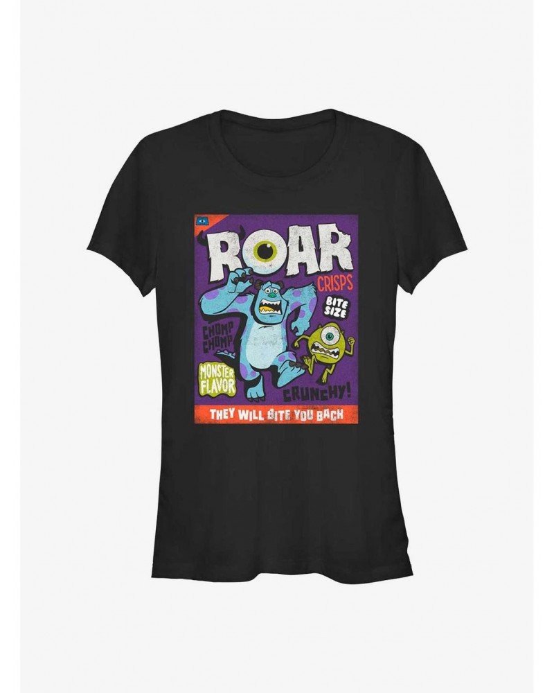 Disney Pixar Monsters University Mike and Sulley Roar Crisps Girls T-Shirt $7.17 T-Shirts