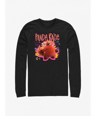 Disney Pixar Turning Red Panda Rage Long Sleeve T-Shirt $11.32 T-Shirts