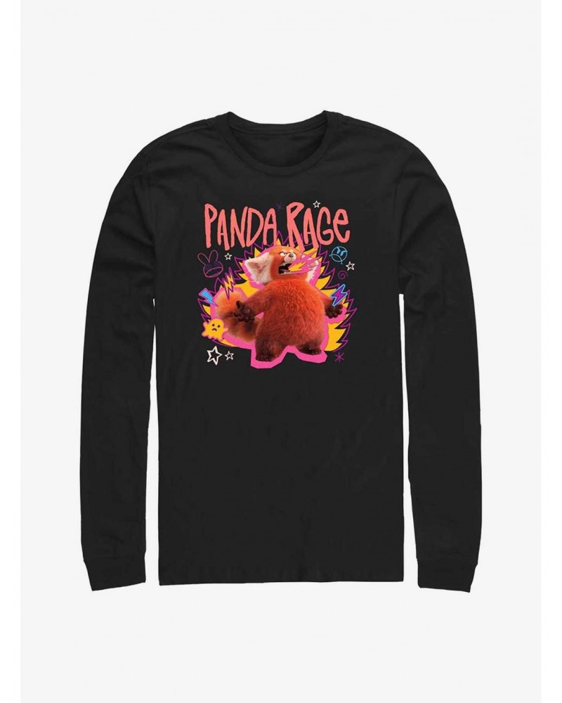 Disney Pixar Turning Red Panda Rage Long Sleeve T-Shirt $11.32 T-Shirts