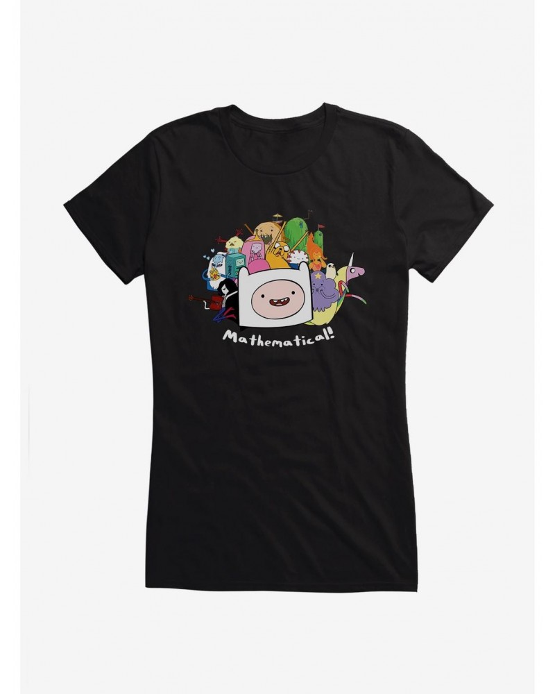 Adventure Time Team Math Girls T-Shirt $8.17 T-Shirts