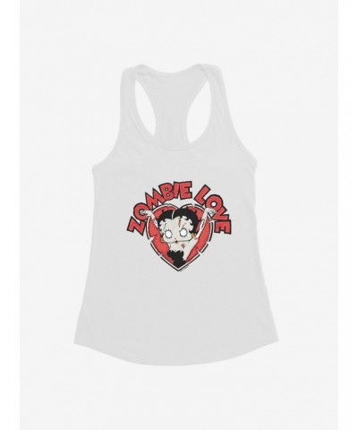 Betty Boop Zombie Love Heart Girls Tank $8.37 Tanks