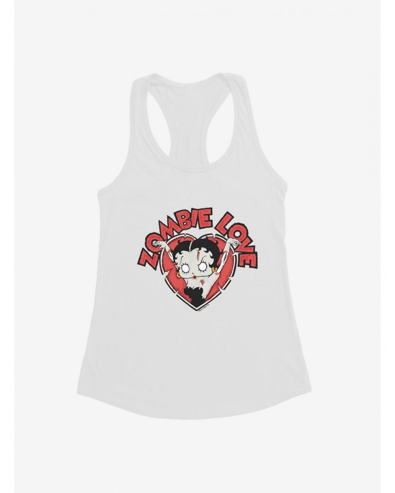 Betty Boop Zombie Love Heart Girls Tank $8.37 Tanks