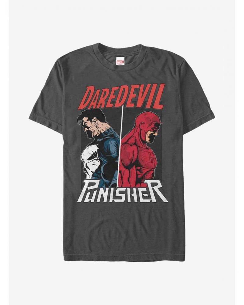 Marvel The Punisher vs. Daredevil T-Shirt $9.37 T-Shirts